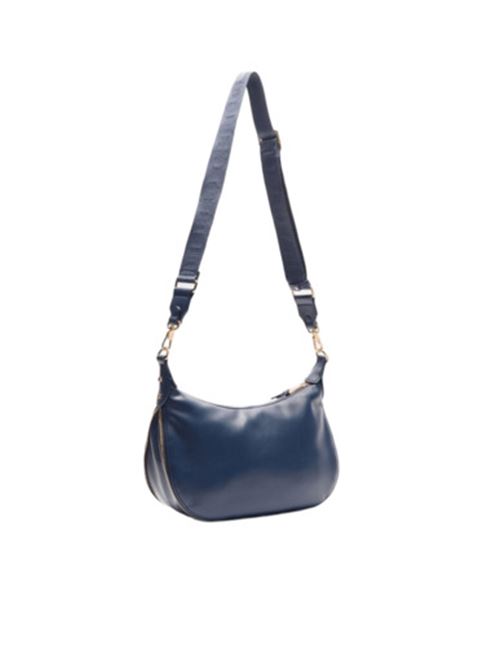 borsa donna a spalla/tracolla zip all around ecopelle blu LIU JO | AA5133-E005494024